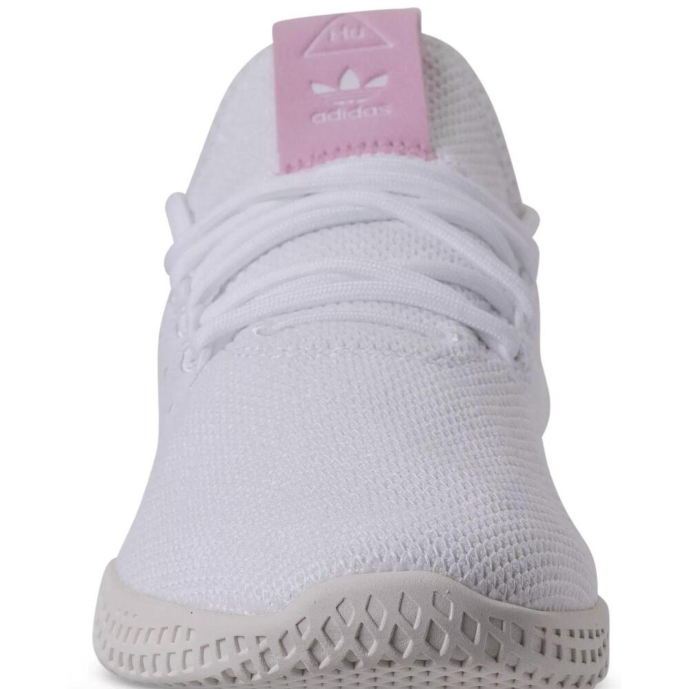 NEW ADIDAS women's tennis hu sneaker in pharrell white/pink - Picture 4 of 5
